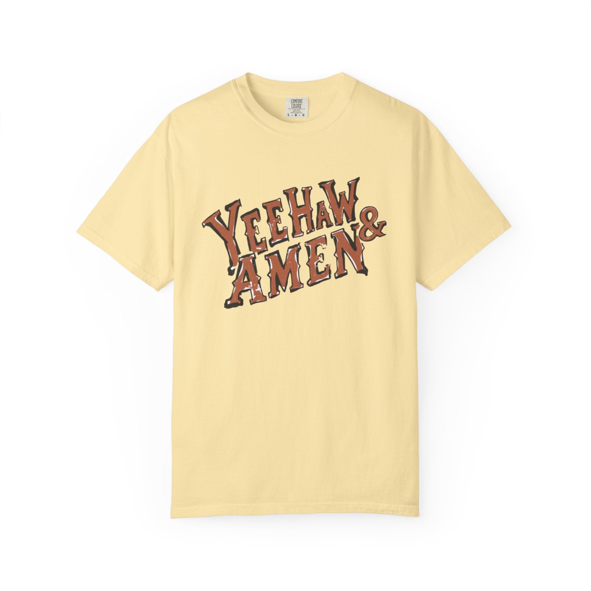 Yeehaw and amen tee