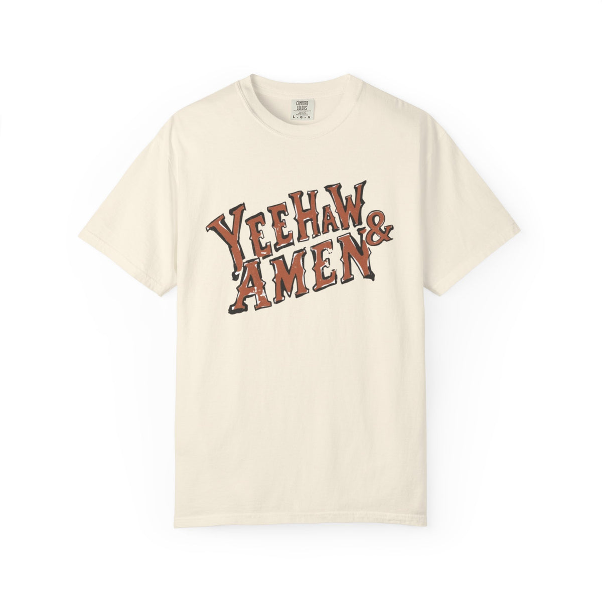 Yeehaw and amen tee