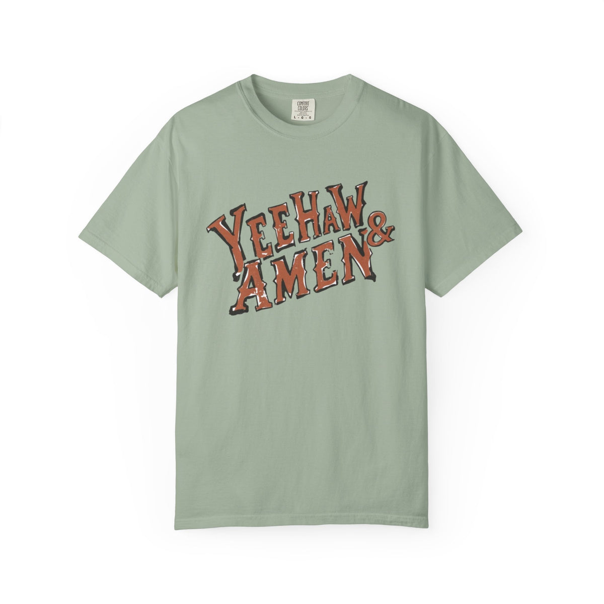 Yeehaw and amen tee