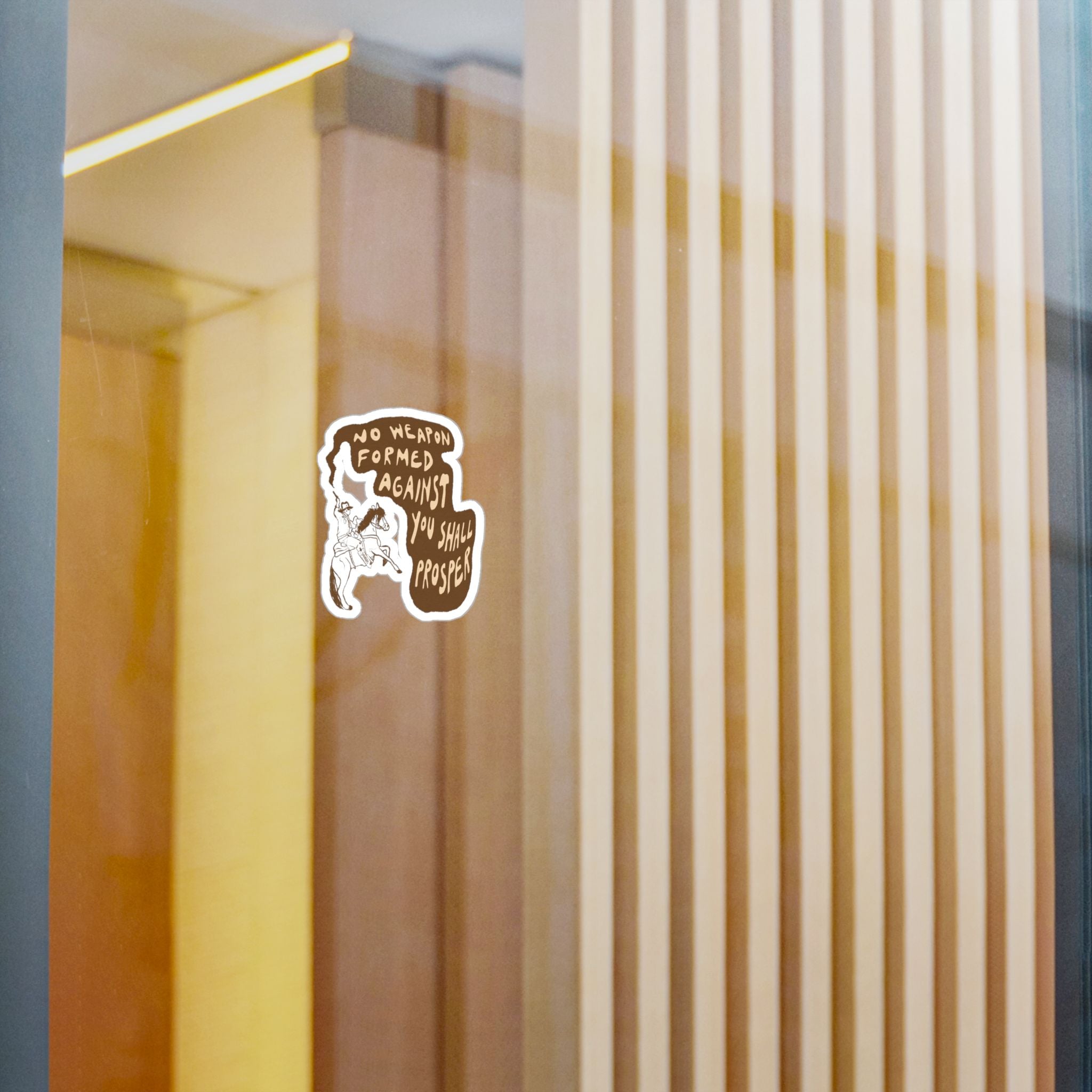 No weapon formed against you sticker