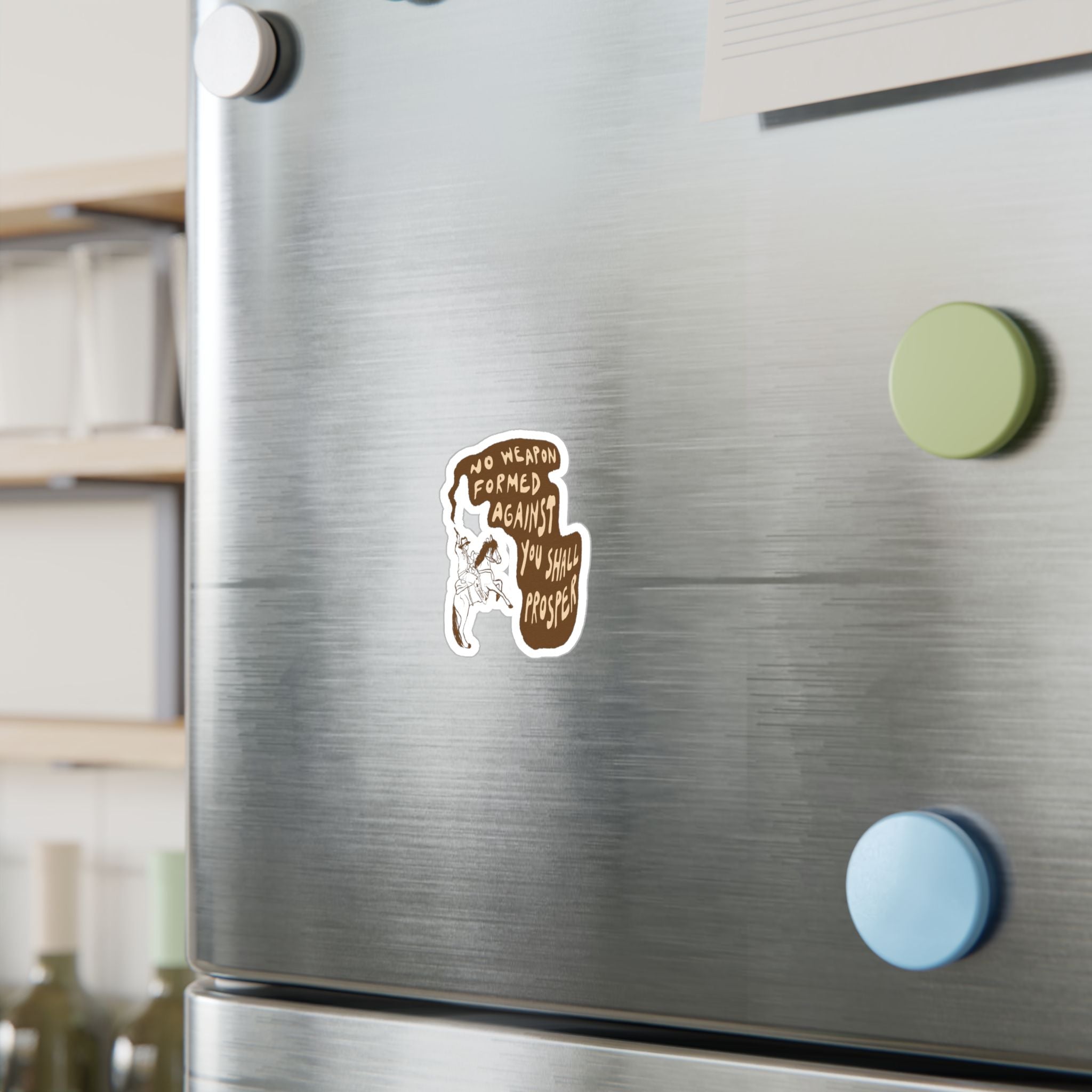 No weapon formed against you sticker