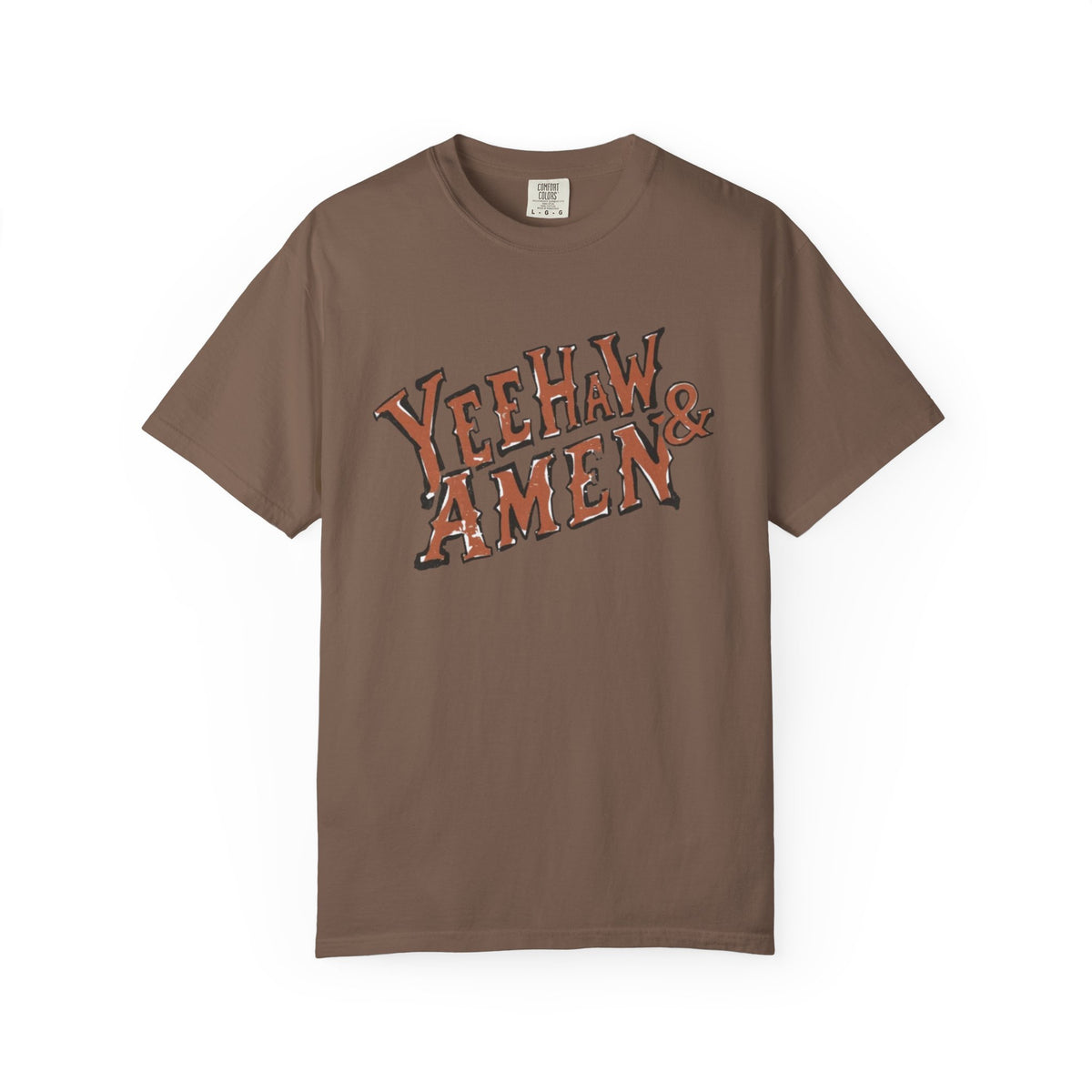 Yeehaw and amen tee